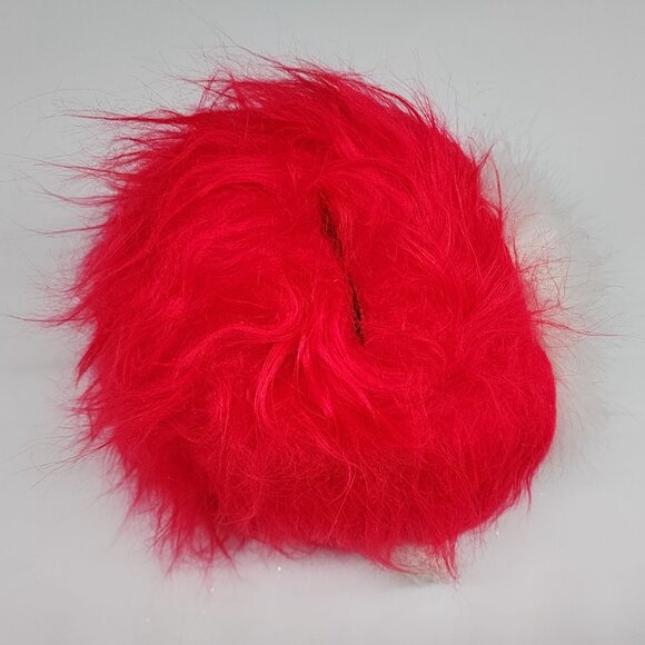 Vintage Kitschy Santa Claus Fuzzy Tissue Box Cover Holder Christmas Holiday Deco - Picture 6 of 7